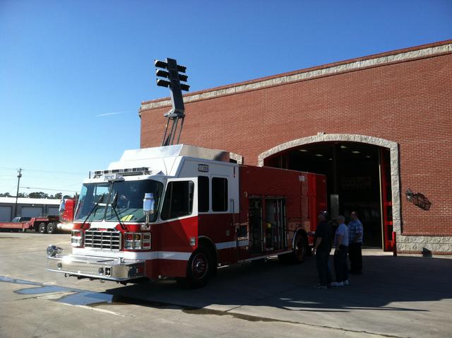 Squad 400 during final inspection trip - Ferrara Fire Apparatus - 3/11/13